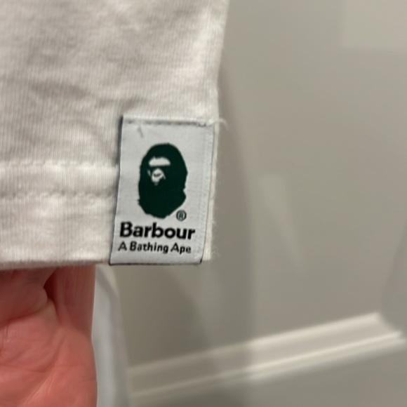 A Bathing Ape x Barbour Mens Tee (Sm) - Picture 4 of 4
